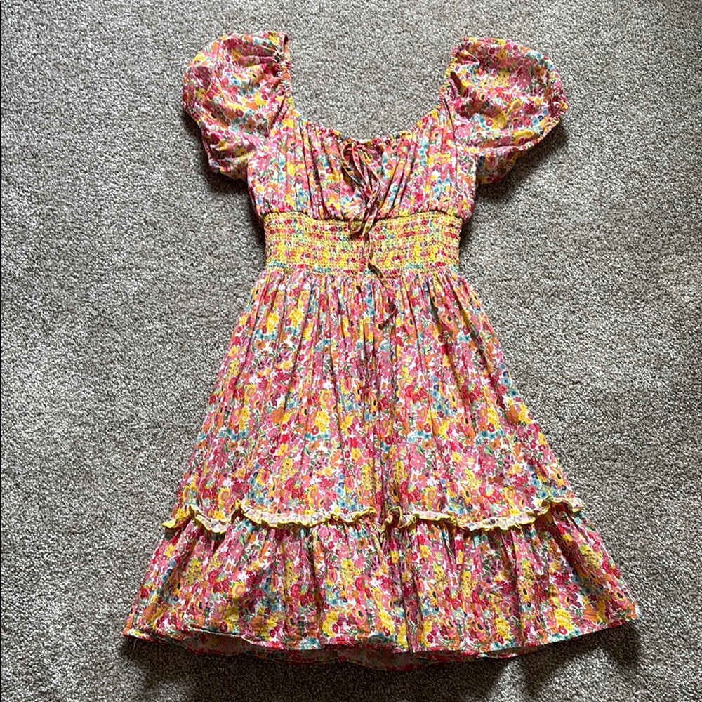 Stellah Colorful Floral Dress